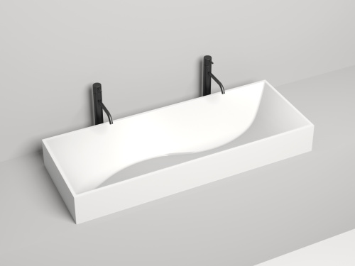 Раковина из искусственного камня S-Stone Salini SONATA 1401201MF 120х50 подвесная цвет мультиколор